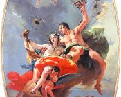 The Triumph of Zephyr and Flora - 乔瓦尼·巴蒂斯塔·提埃波罗